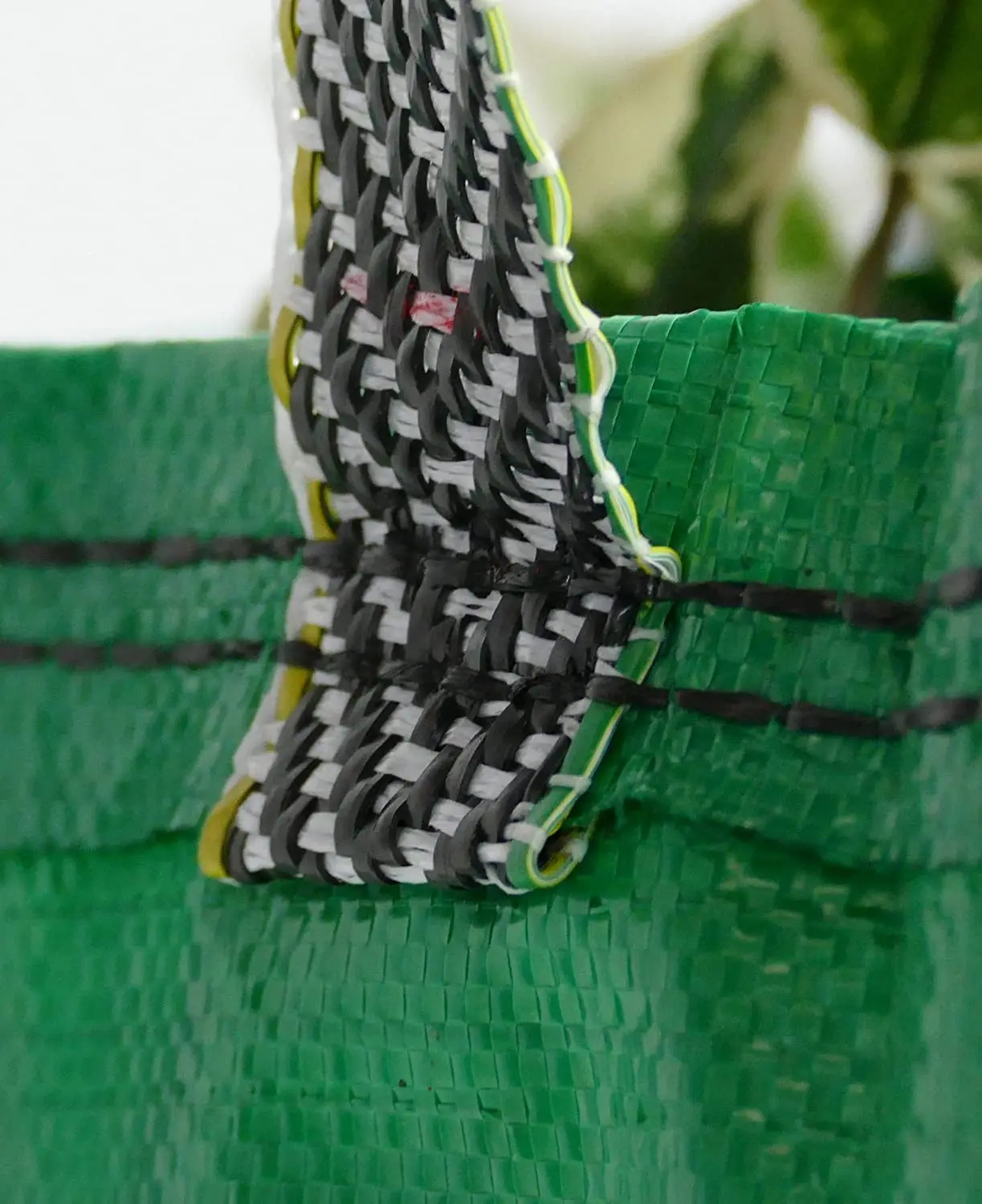 YA SHINE Heavy Duty green reusable lawn leaf collecting bag garden waste bags