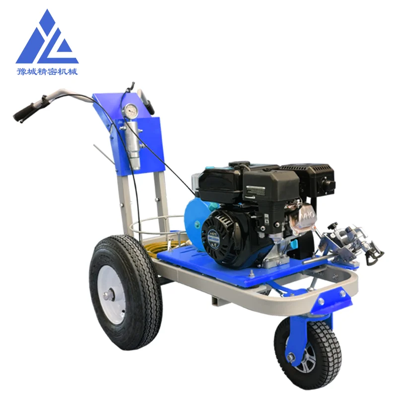 Hand push self propelled thermoplastic hot melt road line painting pavement equipment machine for sale