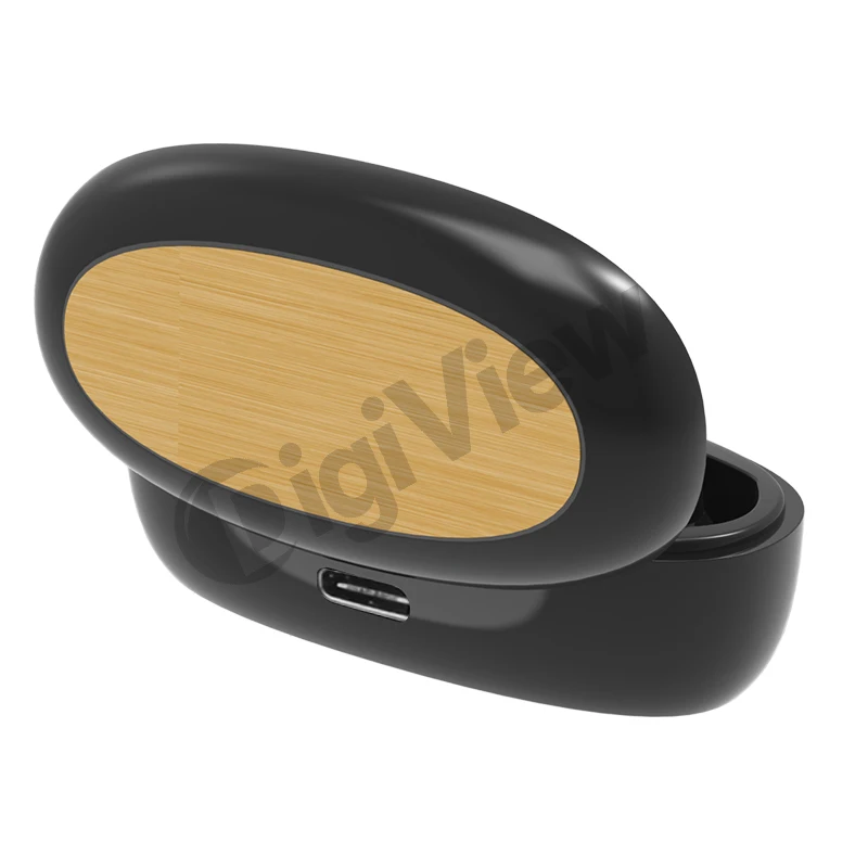 Recycled ABS& FSC Bamboo Tws earbuds Wireless headset automatically re-pair auricular Wireless earbuds With Cheaper price