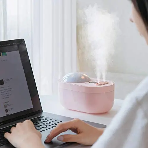 1000ml Large-capacity water tank Christmas gift children night light romantic projector dual outlet personal humidifier