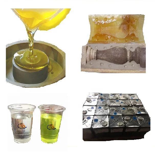 50 shore A mold making  for concrete art column/ GRC Products Liquid Polyurethane  Rubber
