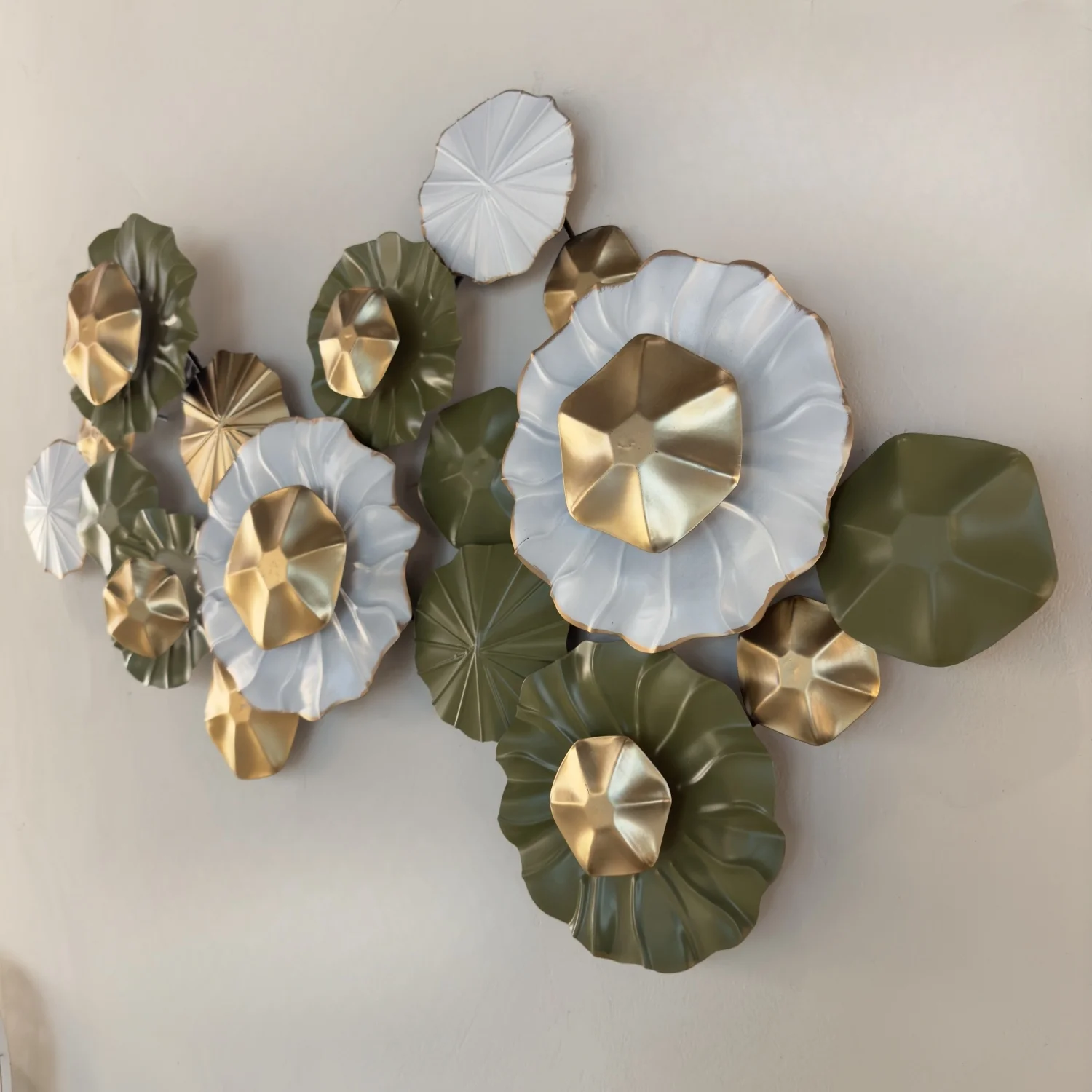 New Luxury Iron Color Decoration Design Item Home Living Room Metal Wall Art Decoration