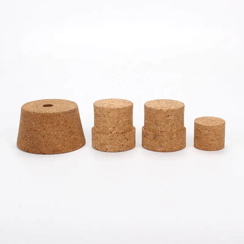 factory custom cork lids for storage glass candle jars Agglomerated Tapered Cork Stoppers Lids for Bottles, Jars, Flasks