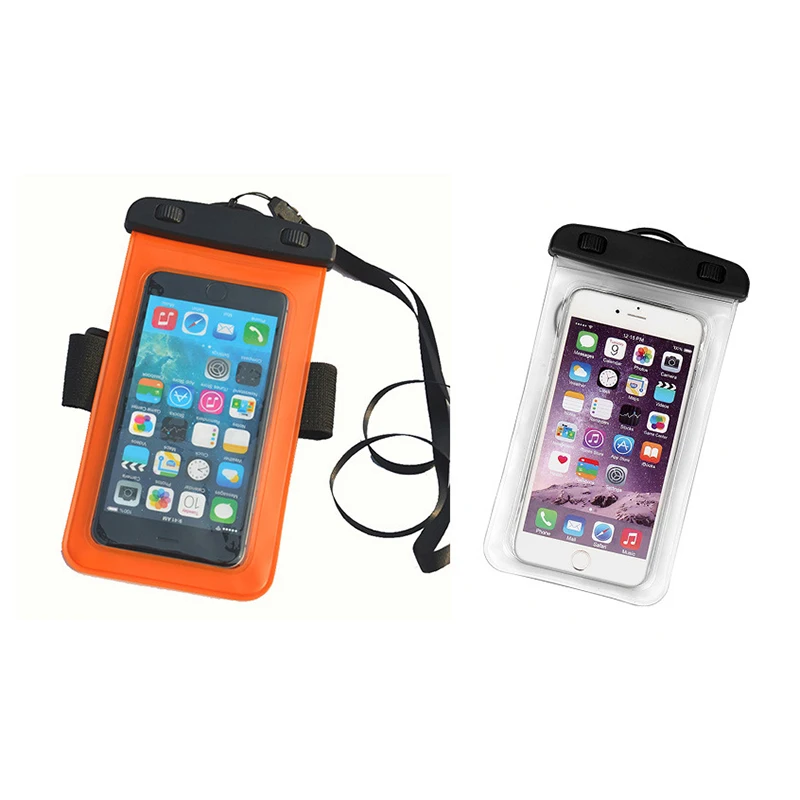 Wholesale high quality outdoor water sports waterproof mobile phone pouch bag for x xr xs max 6 7 8 plus 11 12 pro max