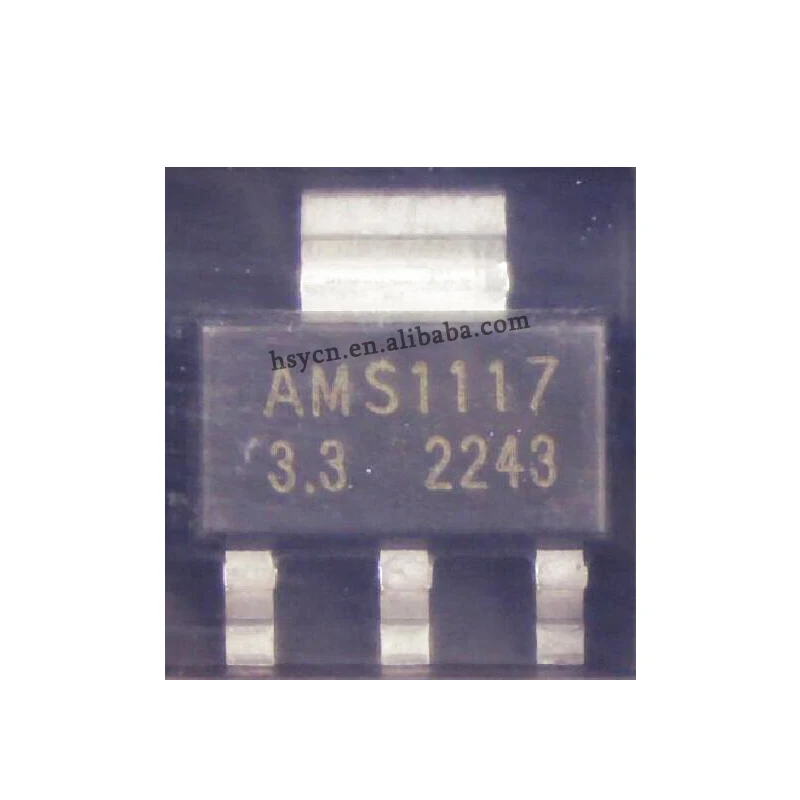 New Original Guaranteed Quality SOT-223 AMS1117 3.3 AMS1117-3.3 LDO Voltage Regulators 800MA Electronic Components IC BOM Chips