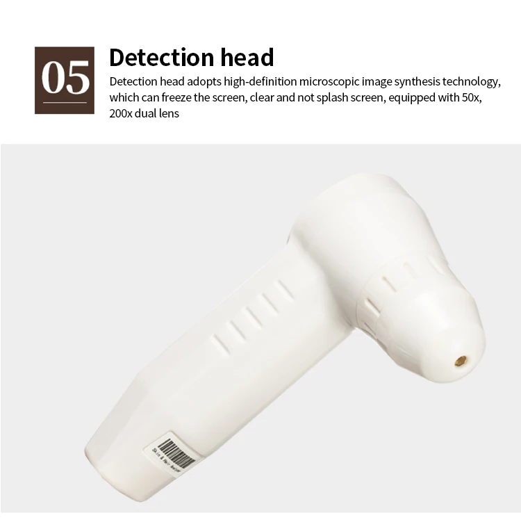 Portable Desktop 5 In 1 Hair Scalp Analyzer Hair Growth Machine Hair Care Treatment Massage Analysis Device