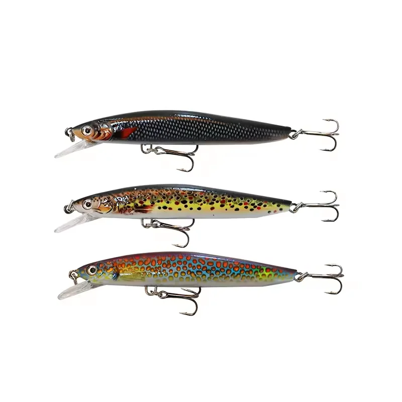minnnow lure 110mm 13.1g ABS plastic hard bait tuna lure floating minnow long casting pesca fishing lures