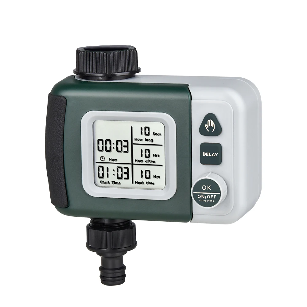 Wholesale factory garden outdoor lawn waterproof big screen smart plastic intelligent green electrical outlet timer