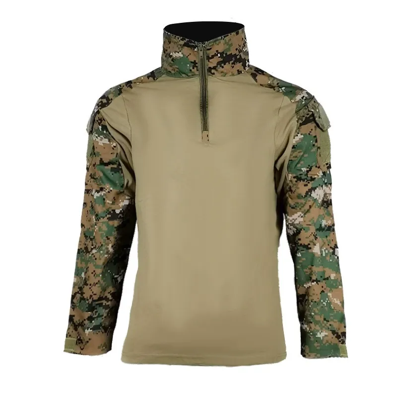 Camouflage Tactical Clothing Shirt Uniform Tactical Uniform Popular 65% Cotton 35% Polyester