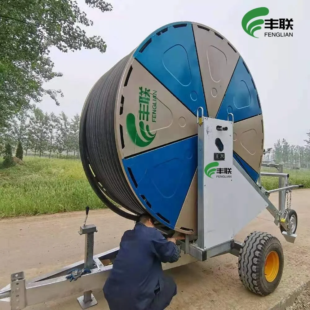 Best Selling Hose Reel Irrigation Equipment with Diesel Engine Pump Used Sprinkler Irrigator
