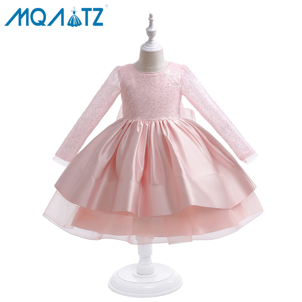 Kids Dresses for Girls Christmas Party Sequins Teen 10 12 14 Years Children wer Wedding Gown Princess Dress Girl Clothes
