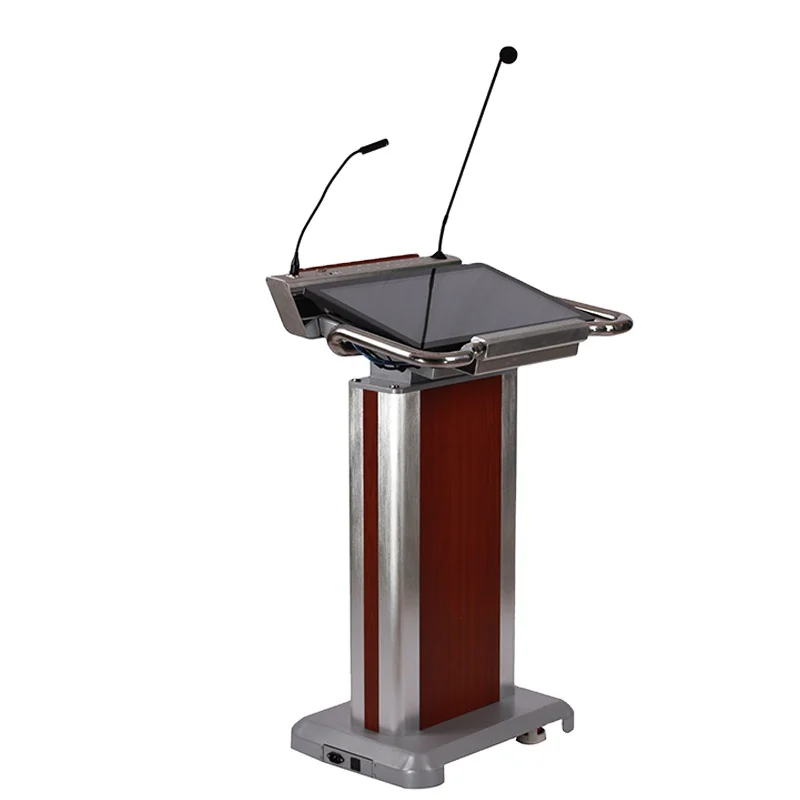 conference hall Height adjustable digital Podium /Smart classroom desk
