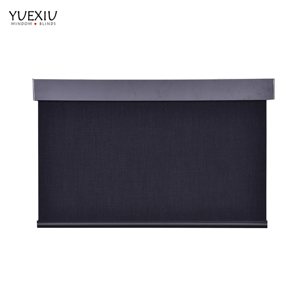 Электрические затемненные шторы для спальни с дистанционным управлением на солнечных батареях