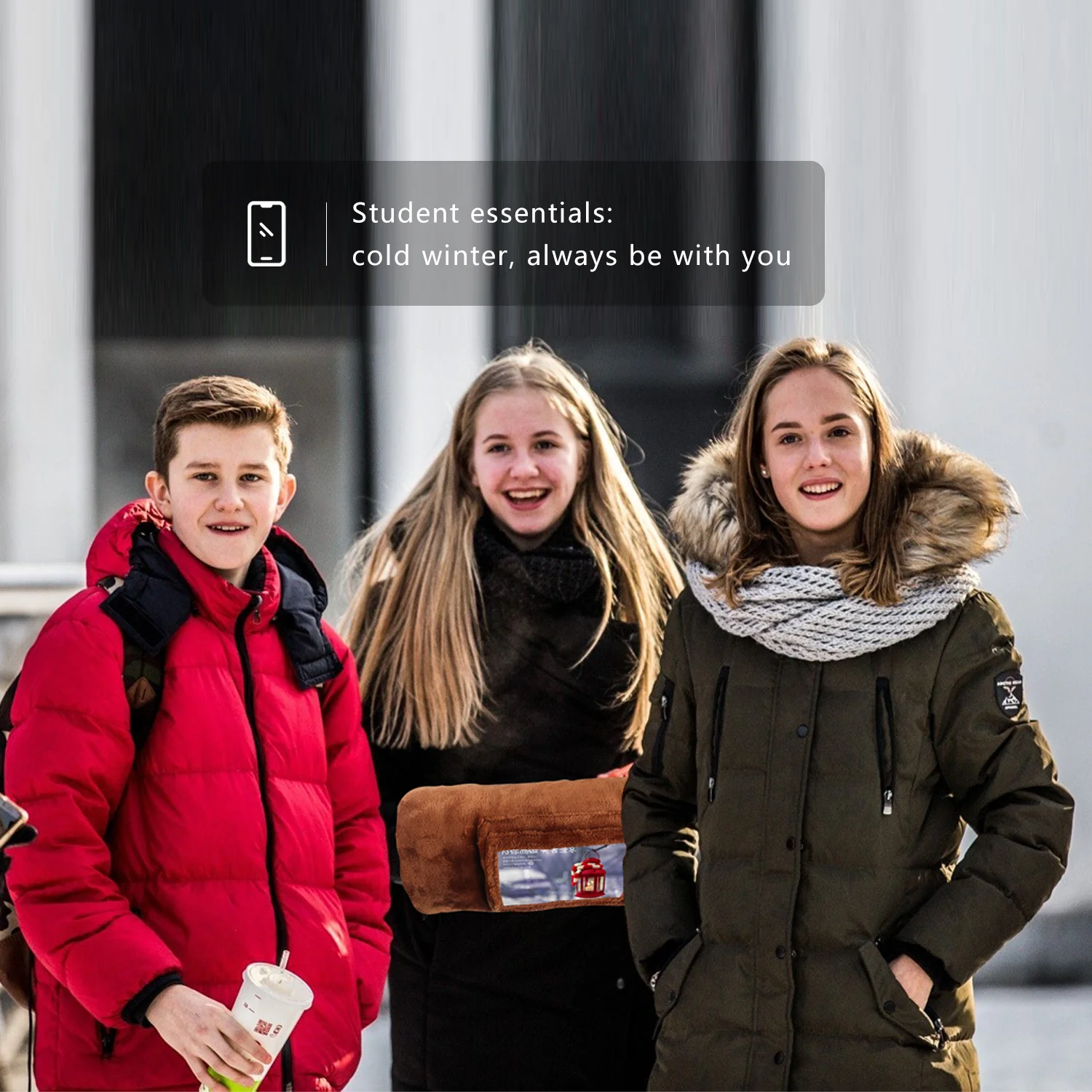 Suitable Temperature Carbon Fiber Heating Soft and Comfortable Safe Portable Rechargeable Hand Warmer