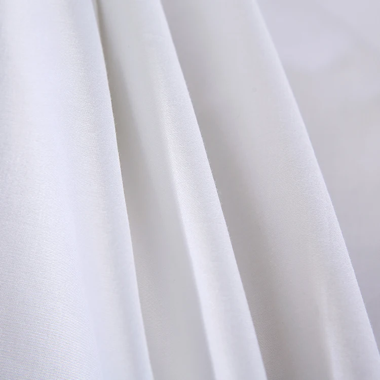 100% Cotton Wholesale Bed Sheet Sets Embroidered White Hotel Bed Linen Brands