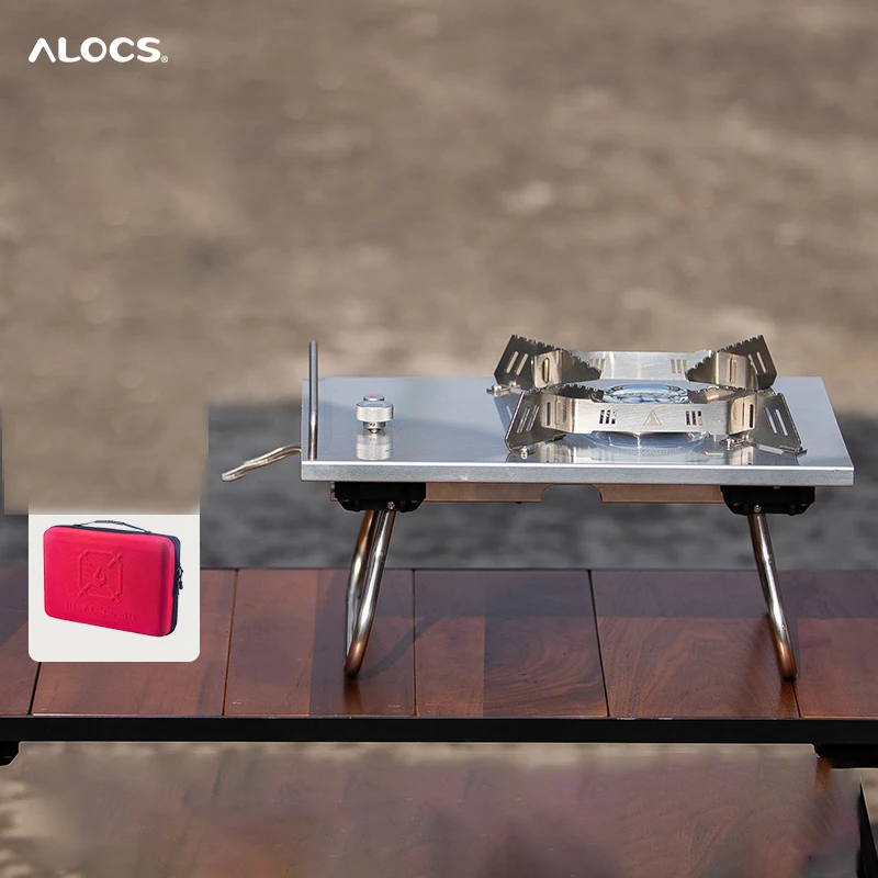 Easy to use Alocs outdoor gas burner user friendly for family