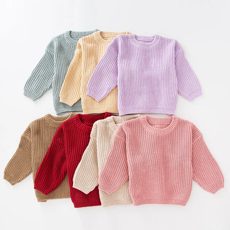 Mildream Baby Woolen Knitted Sweater New Born Baby Sweaters Pullovers Custom Logo and Color Low Price Soft