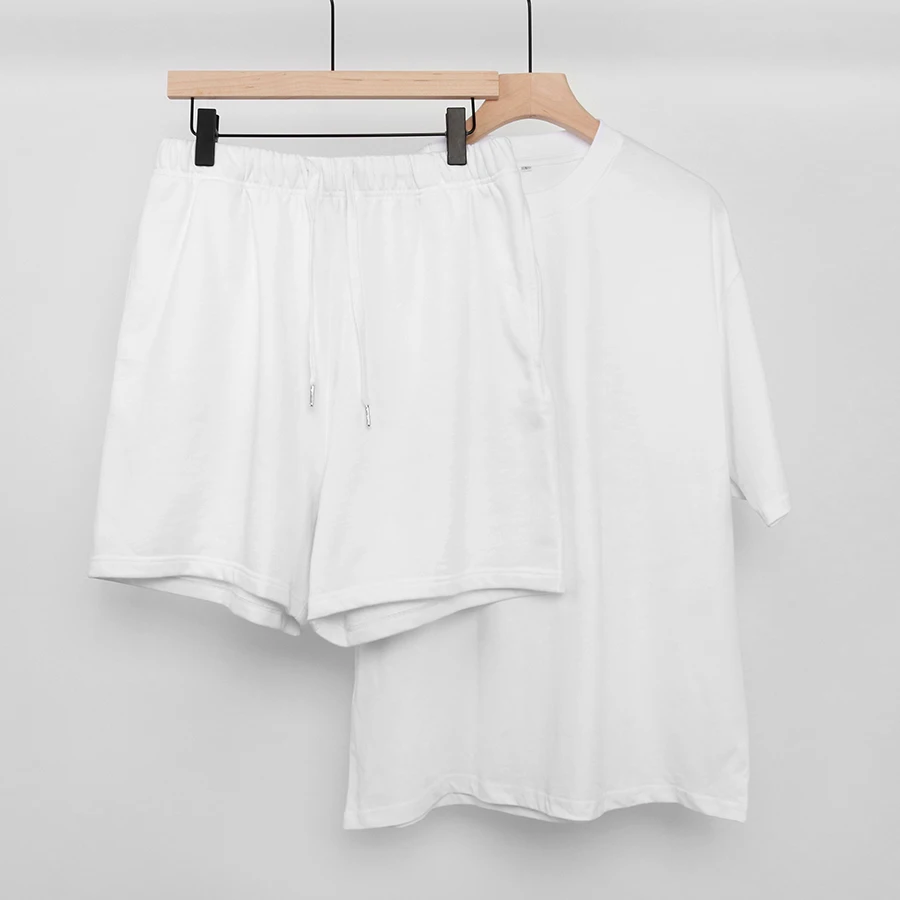 Летняя Повседневная хлопковая Мужская Дизайнерская футболка с вышивкой и логотипом шорты мужской короткий комплект из двух предметов