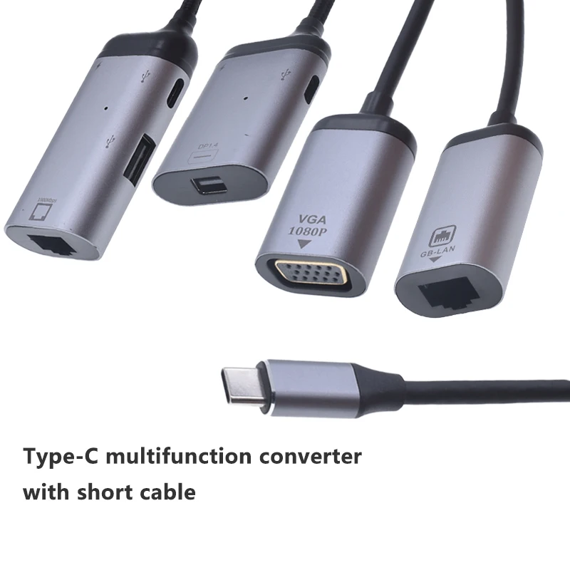 USB C to DisplayPort Adapter Support 4K USB Type C to DisplayPort/DP Male to Female Converter