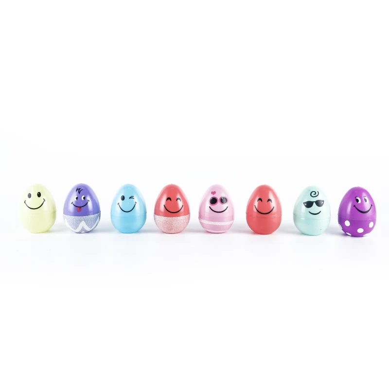 Wholesale custom Amazon can open big Easter eggs 10cm plastic Easter eggs can put candy children holiday surprise toy eggshells
