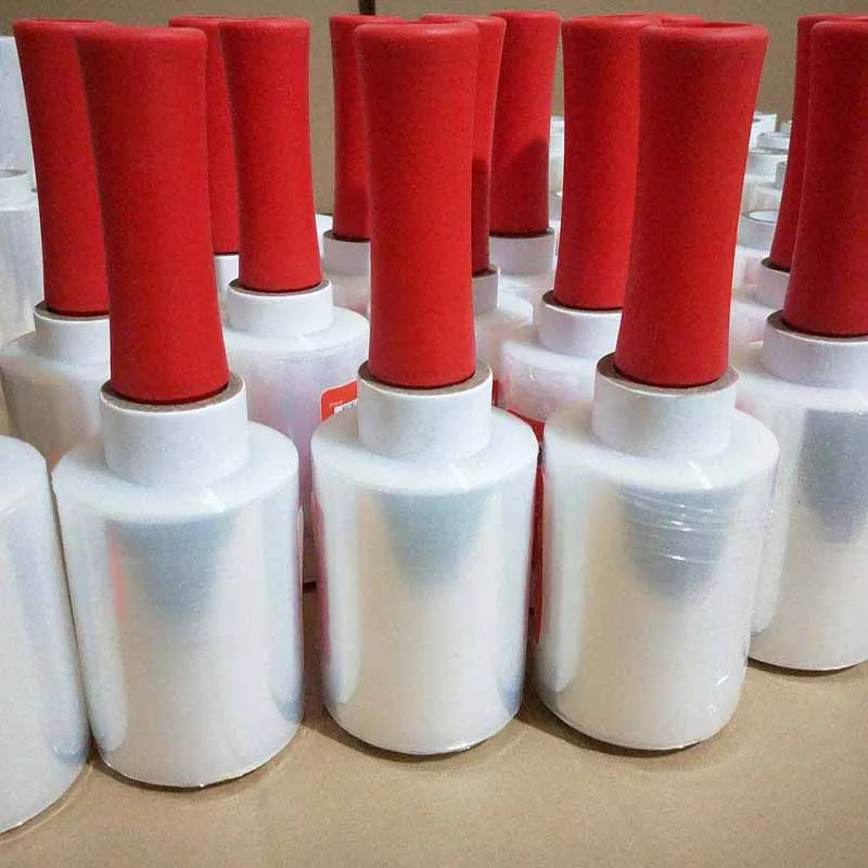 Supermarket/Grocery Use LLDPE PE Stretch Film Roll 50cm Width 300m Length Soft Water Soluble Moisture Proof Hand Cast Packaging
