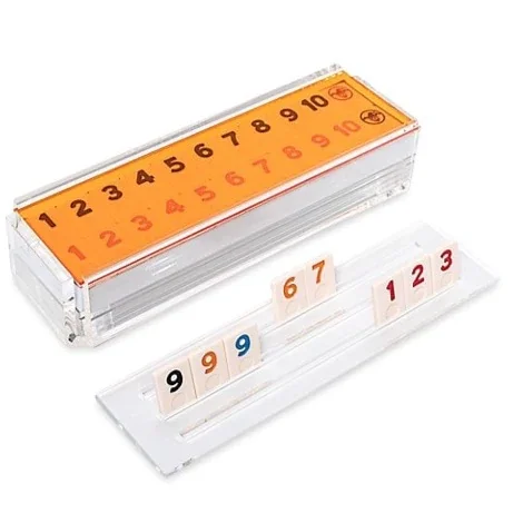 Acrylic Mahjong Sets With Tiles Custom Acrylic Backgammon Rummy Game for Wholesale Acrylic Mahjong With Pink Box