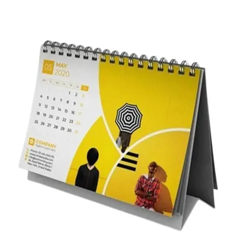 Personalized Stand up Desk 365 Day Perforated Scrolling Page Monthly Daily Calendar