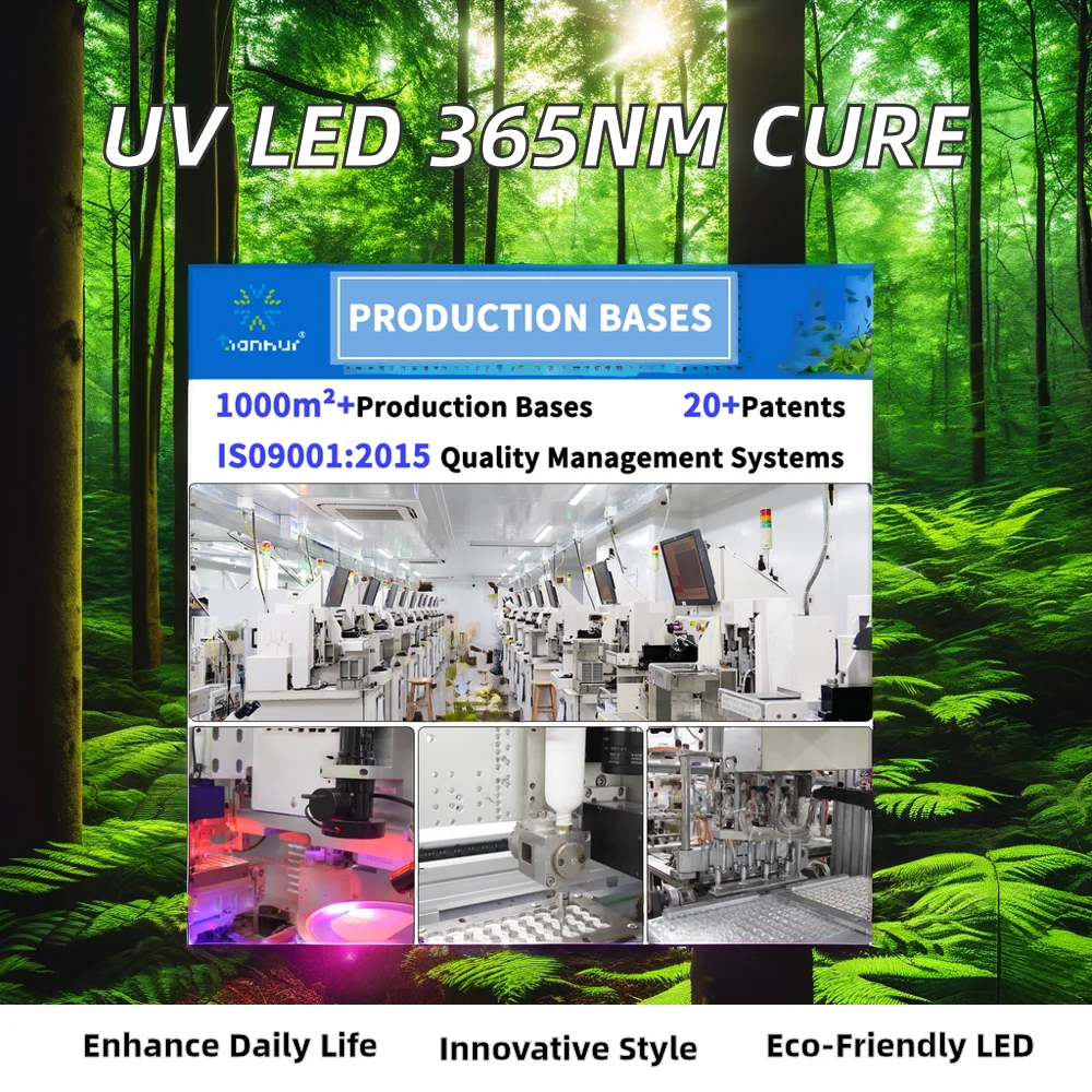 365nm UVA LED for Printing System Curing UV LED 365nm Purple Emitting Color Cob Package
