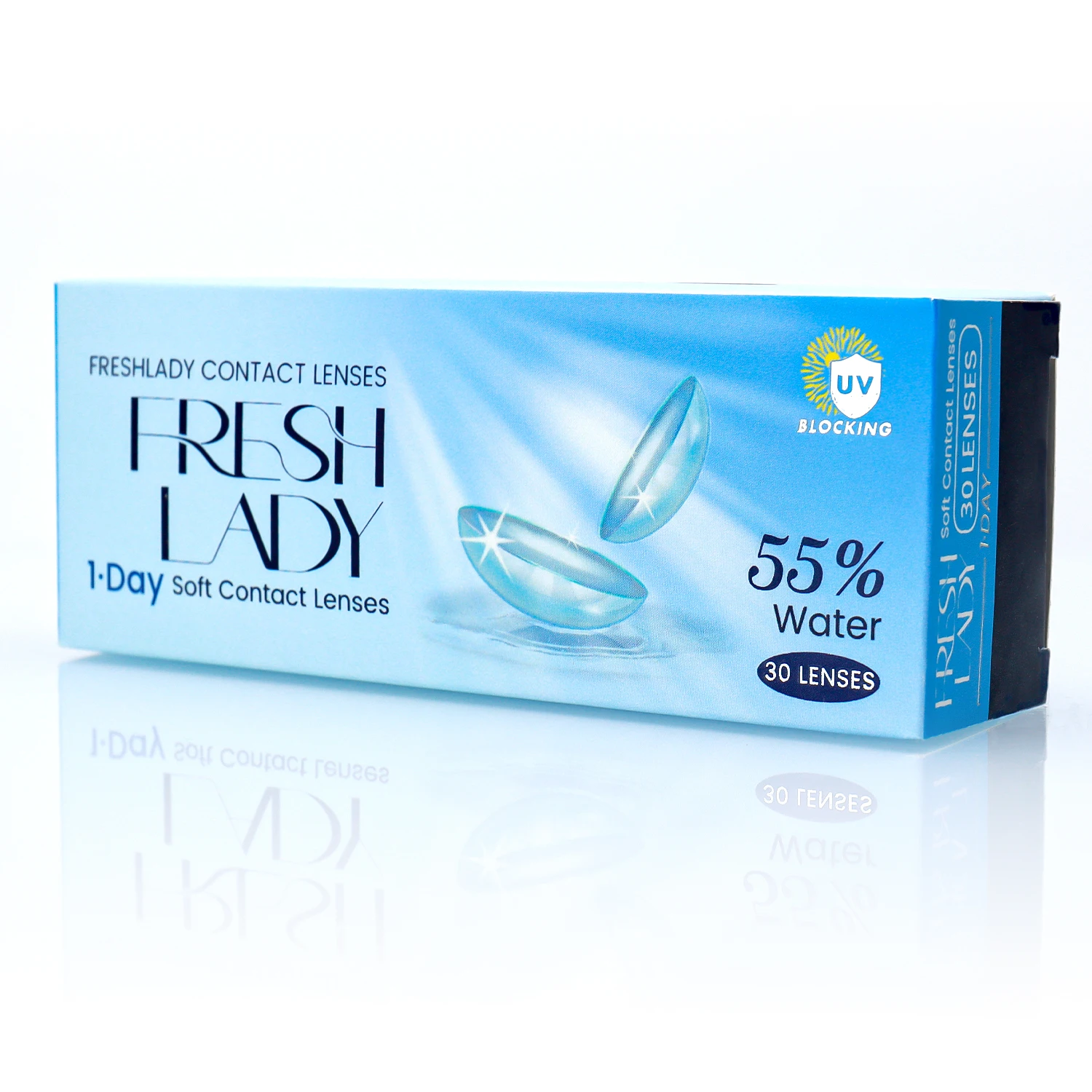 Fresh Lady Daily Contact Lenses New Soft Color Day Contact Lens Custom Wholesale Natural Colors Eye Contact Lenses