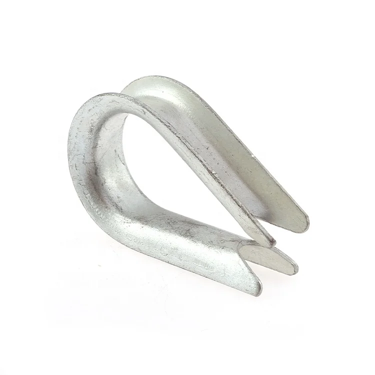 
Manufacture Various High Quality Heavy Duty Hot Dip Galvanized Wire Rope Thimble 