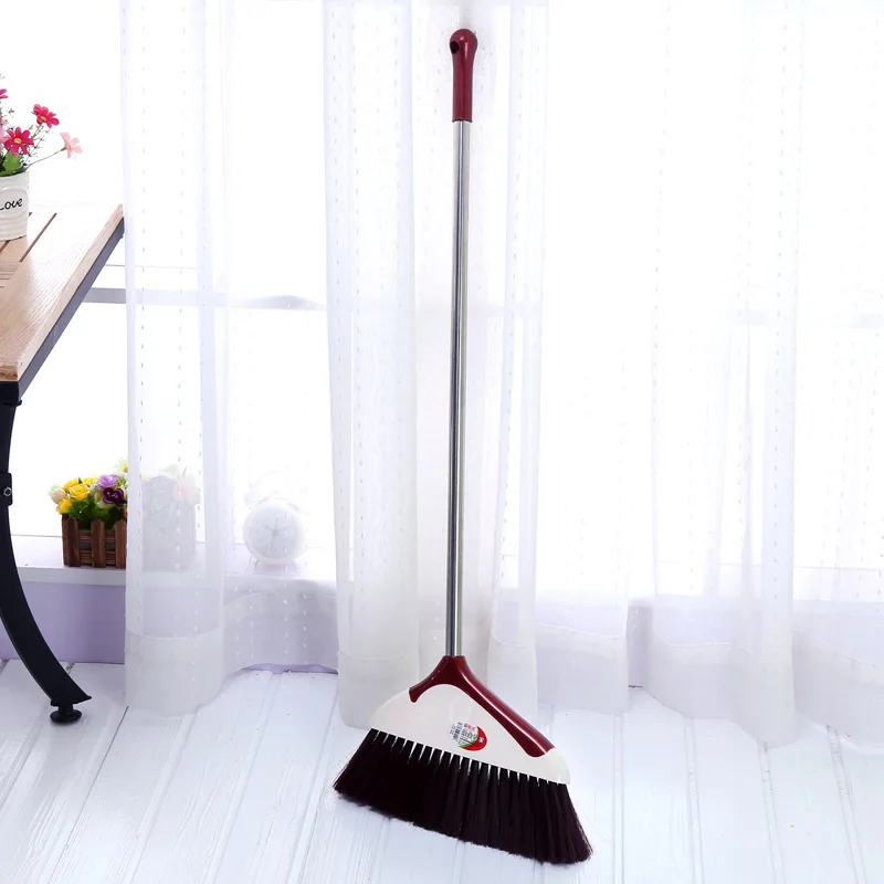 Combination Plastic Broom Dustpan Long Handle Soft Wool Stainless Steel Mini Household Cleaning Utensils Kitchen Hand Bag