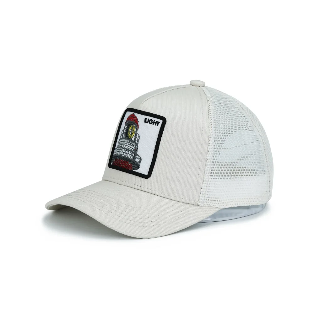 Logo 6 panel cotton sport flat brim trucker hats mesh  popular high quality snapback trucker hats