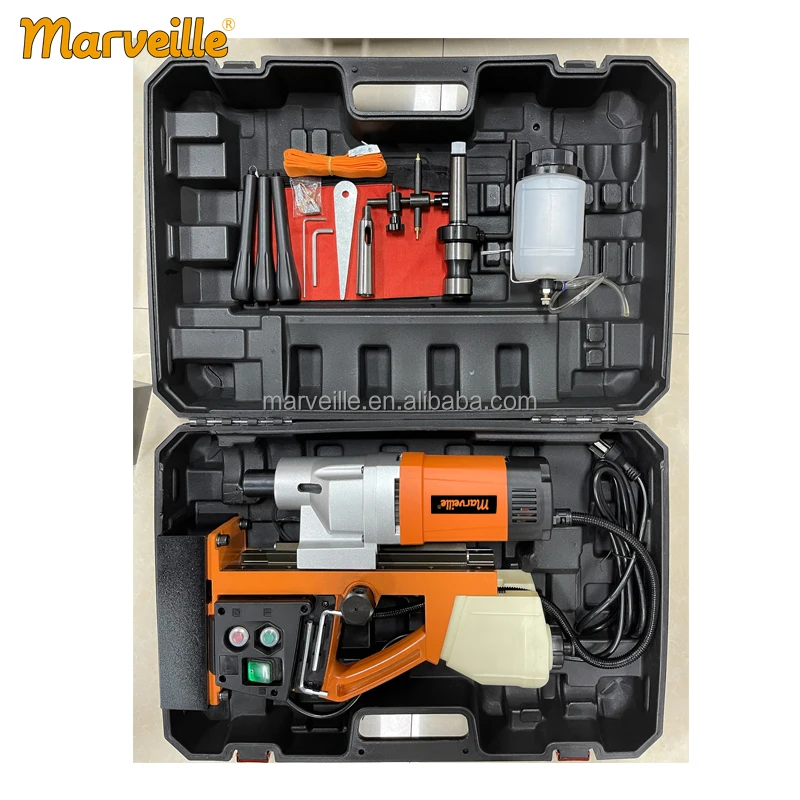 Marveille MW-N50C 240V 1700W Factory price heavy duty Concrete diamond core drill machine for sale Magnetic drilling machine