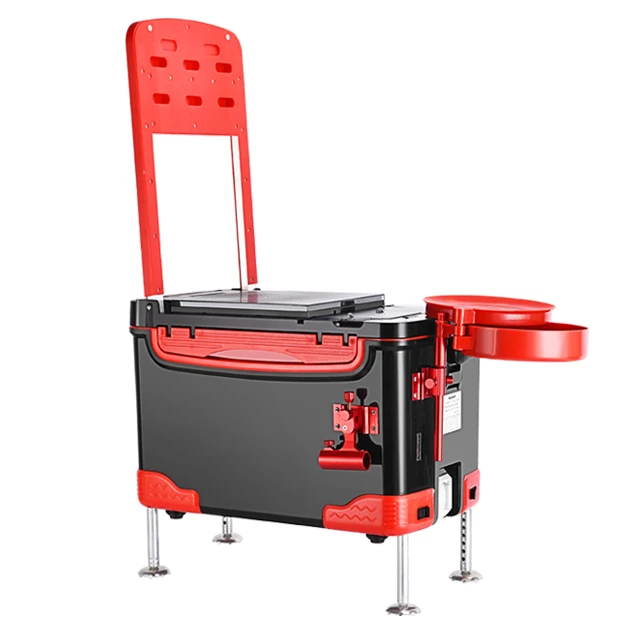 Fishing box full set of new multi-functional fishing box can sit on special platform fishing gear