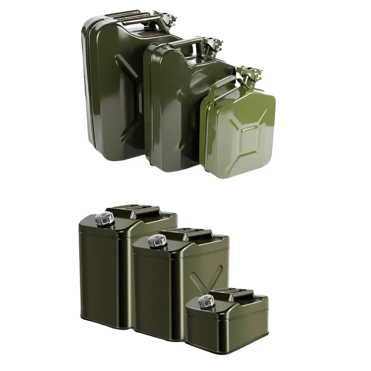 5L 10L 20L 25L 30L 40L топливный бак бензиновый дизельный бензин, масло, алюминиевая канистра и держатель