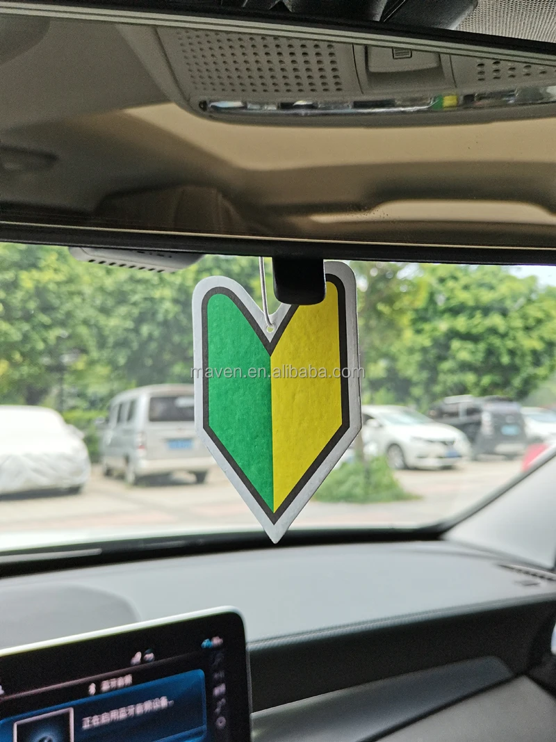 Paper Hanging Wakaba Japan Treefrog Leaf Hand Eatsleep Domo Kun JDM Air Freshener