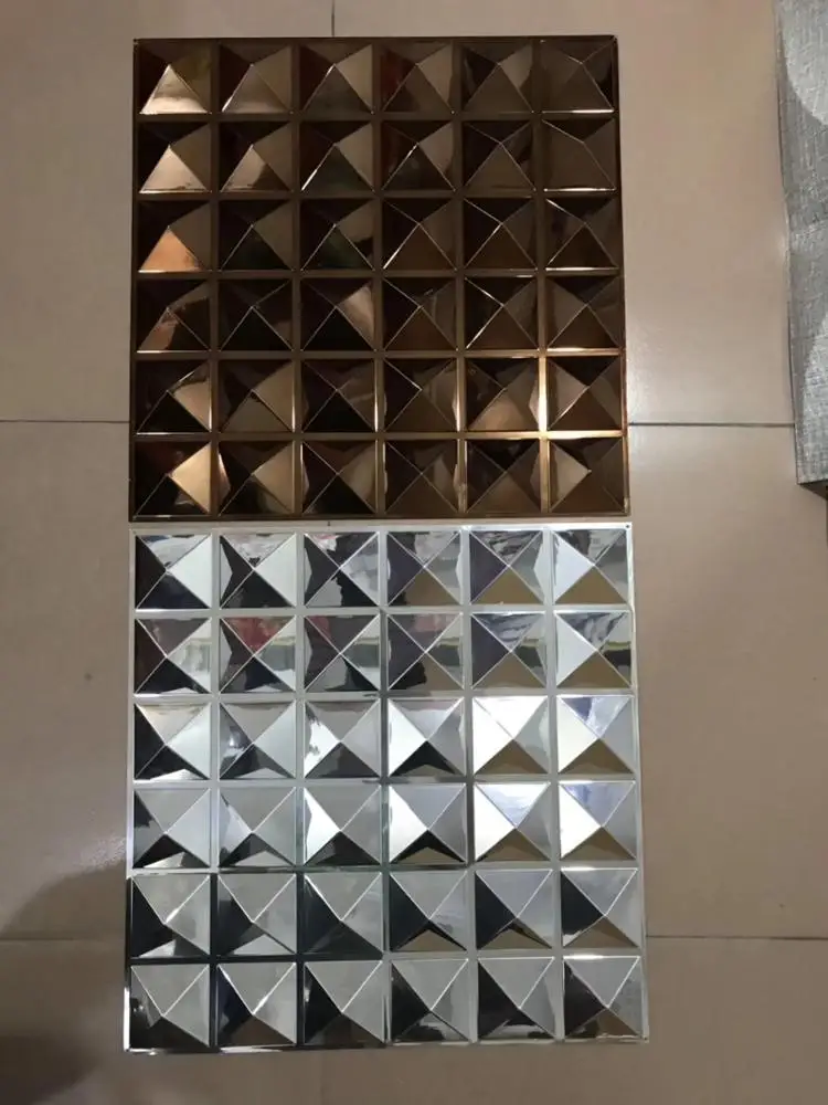 Nickel Finish 3D Wall Covering Wall Panel