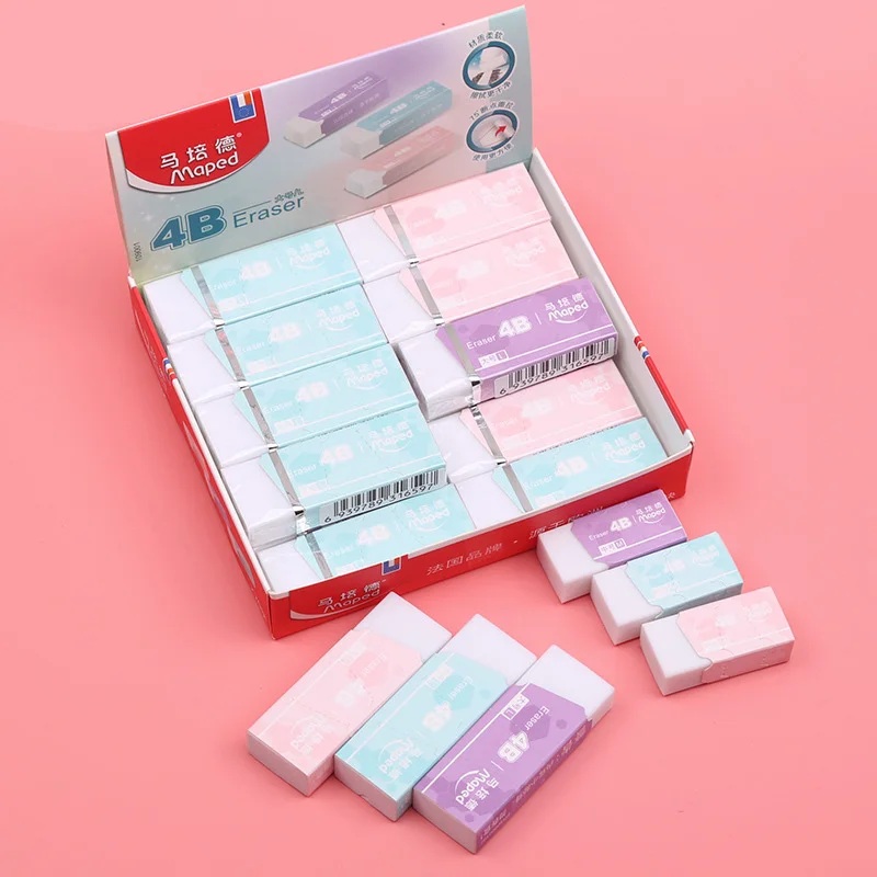 109000 Macaron 4B Eraser easy erase eraser for elementary school students to draw with art sketch