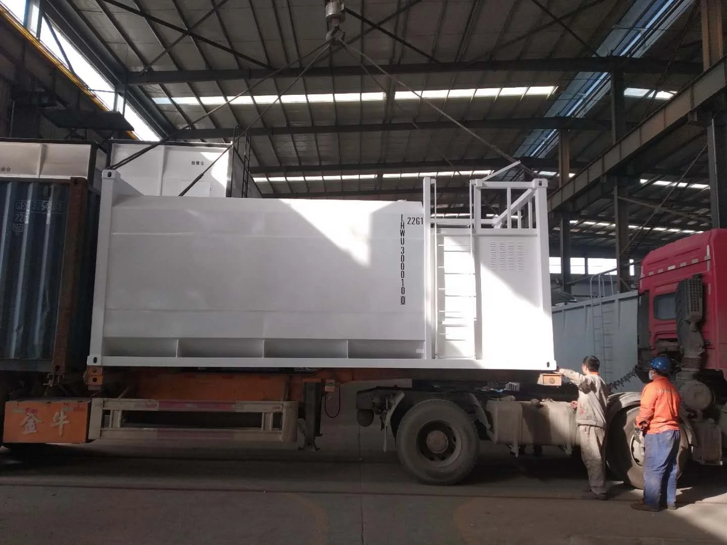 20ft 40ft customized mobile fuel filling portable gas station