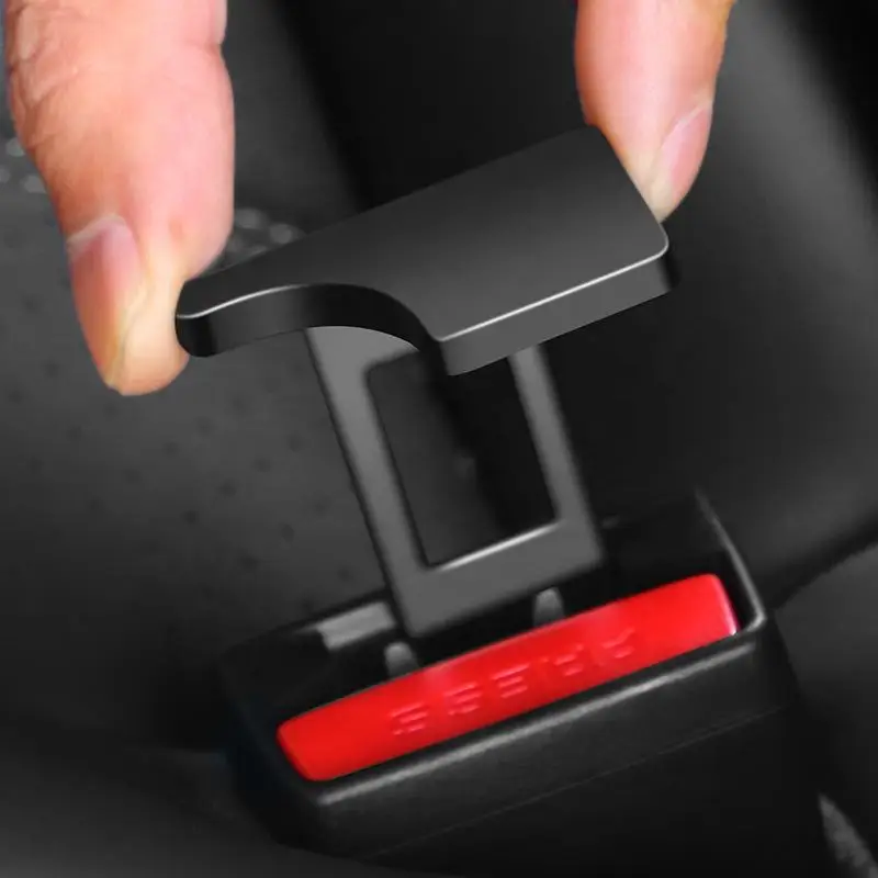Car Seat Buckle Release Aid Compatible with Tesla Model 3/Y Alarm Stoppers Hidden Car Seat Belt Clip Belt Buckle Covers