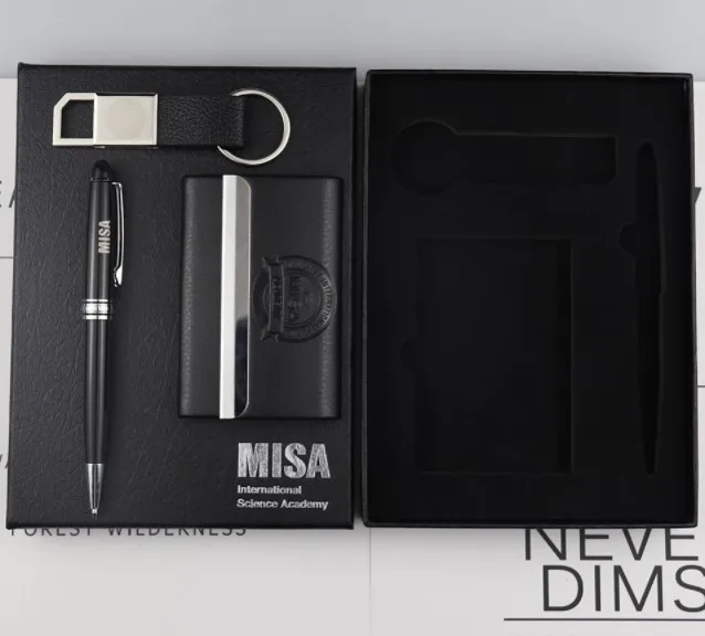3 model gift set with namecard holder pen and usb business gift set for promotional