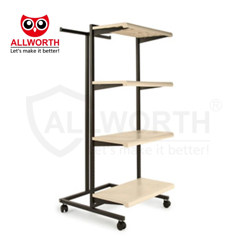 Distributor Eye Catching Adjustable  Creative Light Weight With Hooks Promotion Display Stand