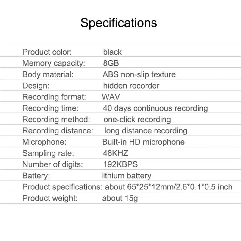 JNN Q70 Mini hidden Audio Voice Recorder 500 hours recording Magnetic professional Digital HD Dictaphone denoise long-distance