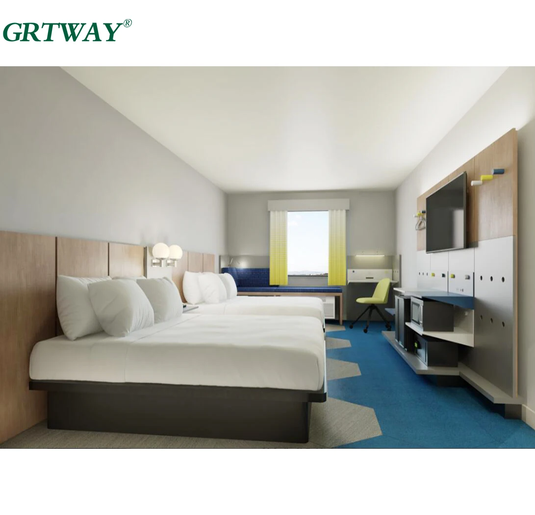 GRT6167 Hotel Bedroom Sets Customized Modern King Size Microtel Inn & Suites by Wyndham Hotel Furniture