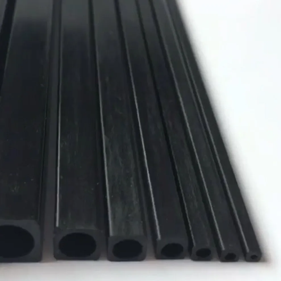 Small diameter 2mm 2.5mm 3mm 4mm 5mm 6mm 8mm 10mm  carbon fiber square tube rod