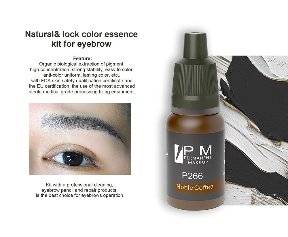 PMU BEAUTY оптовая продажа набор для перманентного макияжа микроблейдинга пигментный Набор бровей