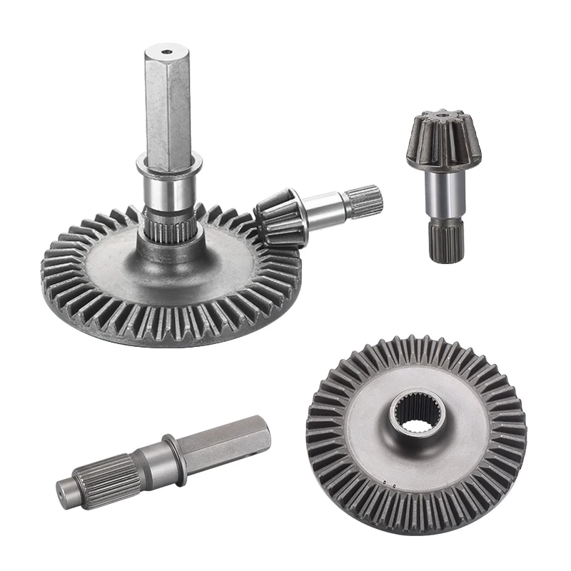 China made professional customized different shape spur gear and shaft