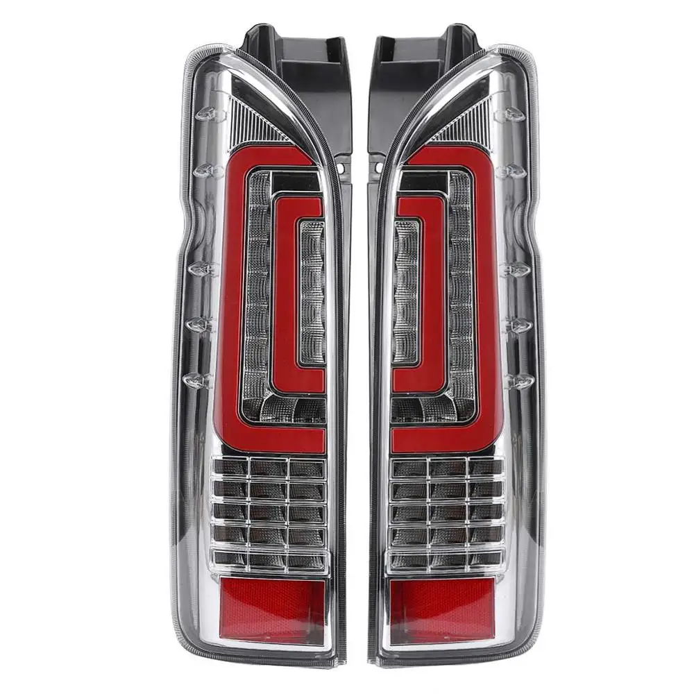 Car LED Tail Light Taillight For Toyota  Hiace 2005 -  2018 Rear Fog Lamp  Brake Light  Reverse  Dynamic Turn Signal
