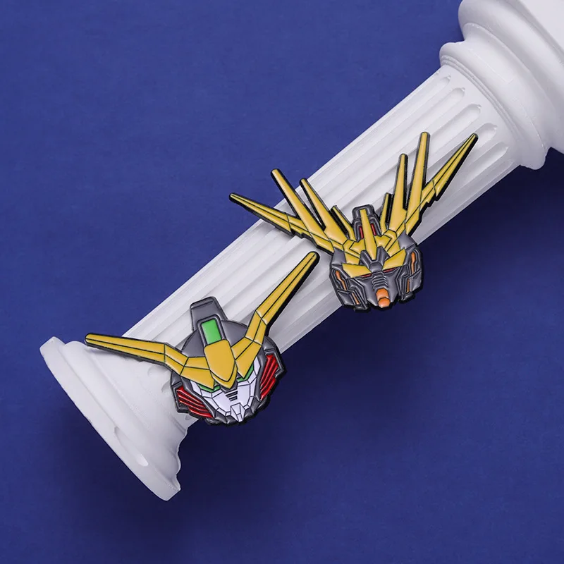 Anime Robot Gundam Series Alloy Brooch Personality Mech Warrior Styling Badge Soft Enamel Pin