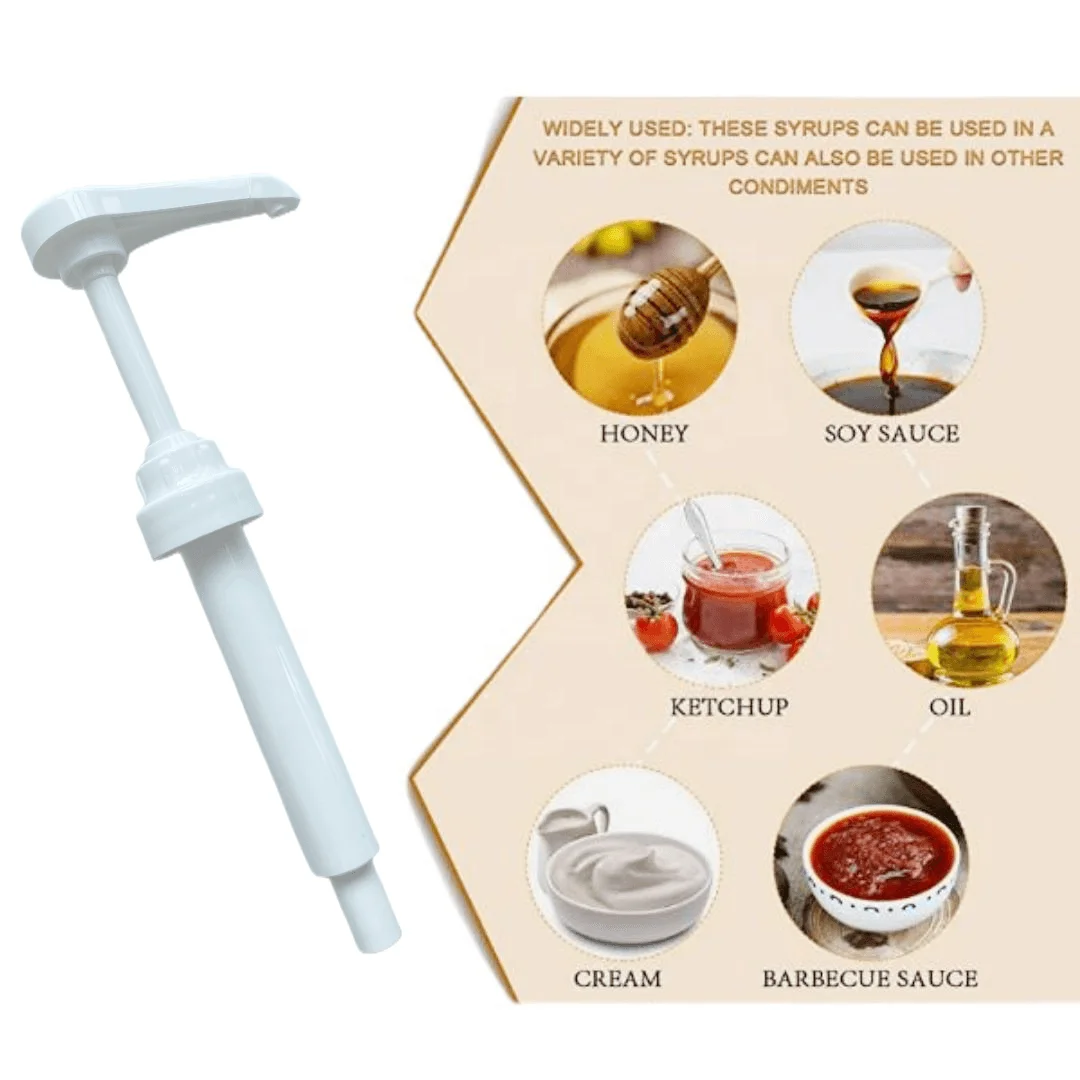 28mm Long Nozzle Maple Syrup Pump for Torani DaVinci Monin Syrup Bottle